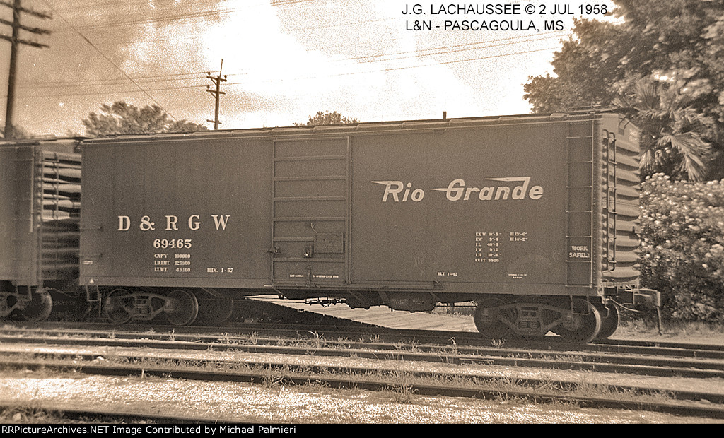 D&RGW Box Car 69465